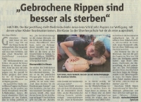 Bürgerstiftung stellt Reanimationspuppen zur Verfügung, Halterner Zeitung im Juni 2018