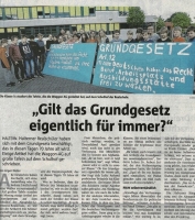 Gilt das Grundgesetz eigentlich für immer? - Halterner Zeitung im Mai 2019