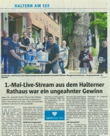 1. Mai Live Stream - Halterner Zeitung im Mai 2020