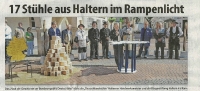 Deutschlandstühle - Stadtspiegel im Oktober 2020