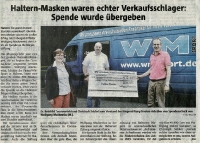 Haltern-Masken - Halterner Zeitung im Juni 2020 -