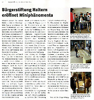 Bürgerstiftung eröffnet Miniphänomenta - Lokallust Haltern im November 2022