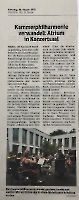 Kammerphilharmonie - Halterner Zeitung im August 2022