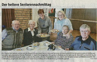 Der heitere Seniorennachmittag - Halterner Zeitung im März 2023