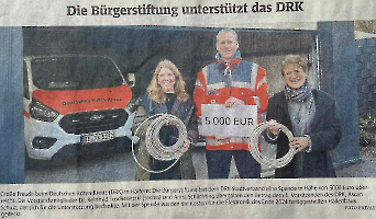 Spende an DRK_HZ 250218